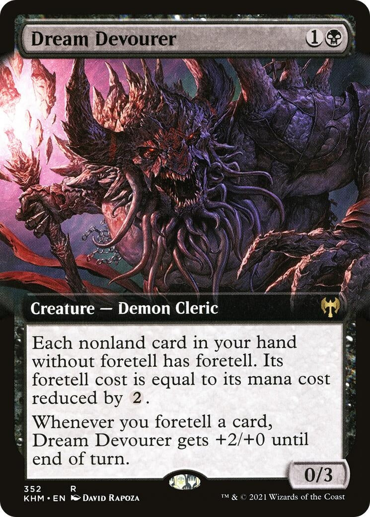 Image for Dream Devourer (Extended Art) (Kaldheim) (352) - Magic: The Gathering