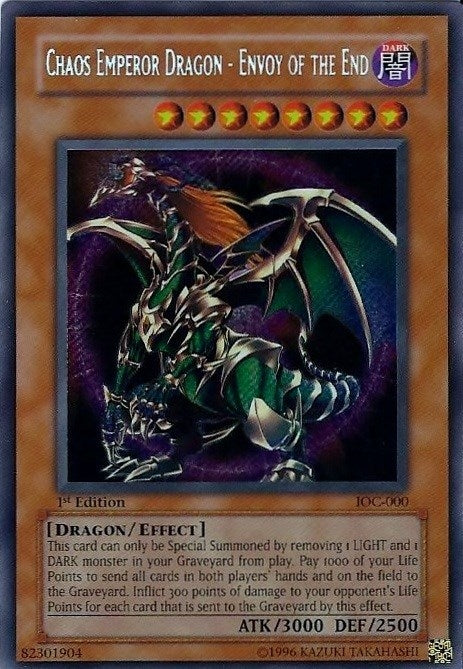 Image for Chaos Emperor Dragon - Envoy of the End (Invasion of Chaos) (IOC-000) - YuGiOh