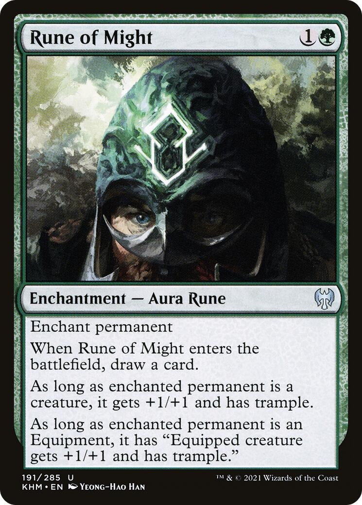 Image for Rune of Might (Kaldheim) (191) - Magic: The Gathering