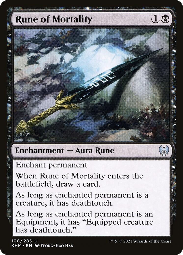 Image for Rune of Mortality (Kaldheim) (108) - Magic: The Gathering