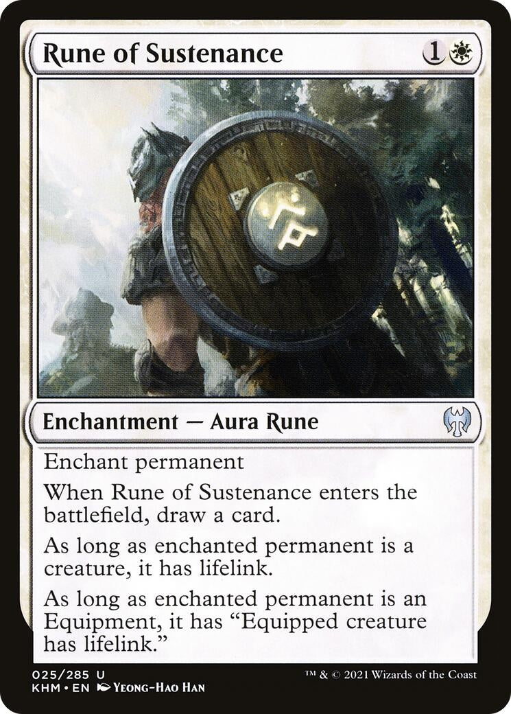 Image for Rune of Sustenance (Kaldheim) (25) - Magic: The Gathering