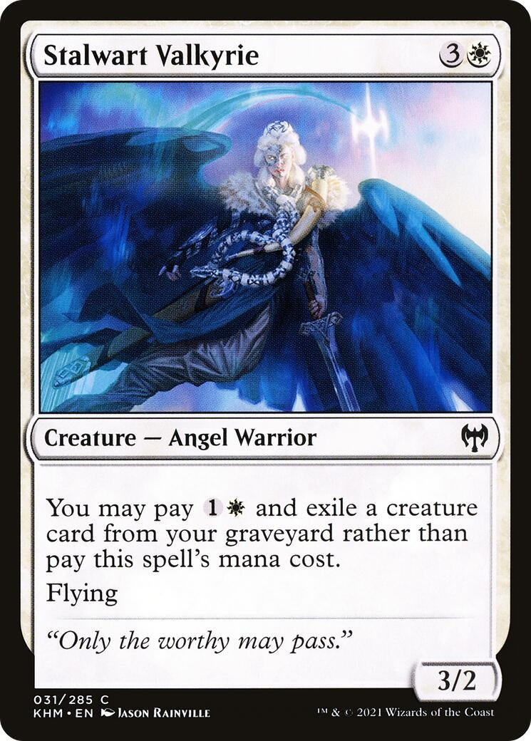 Image for Stalwart Valkyrie (Kaldheim) (31) - Magic: The Gathering