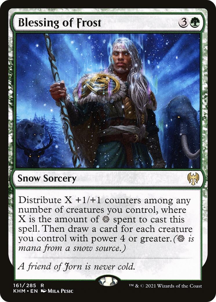 Image for Blessing of Frost (Kaldheim) (161) - Magic: The Gathering