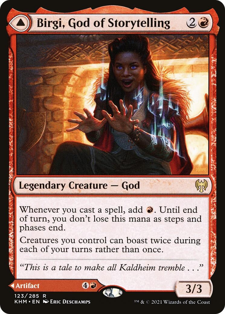 Image for Birgi, God of Storytelling (Kaldheim) (123) - Magic: The Gathering