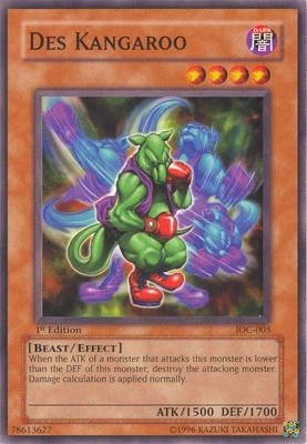Image for Des Kangaroo (Invasion of Chaos) (IOC-005) - YuGiOh