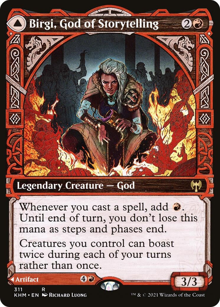 Image for Birgi, God of Storytelling (Showcase) (Kaldheim) (311) - Magic: The Gathering