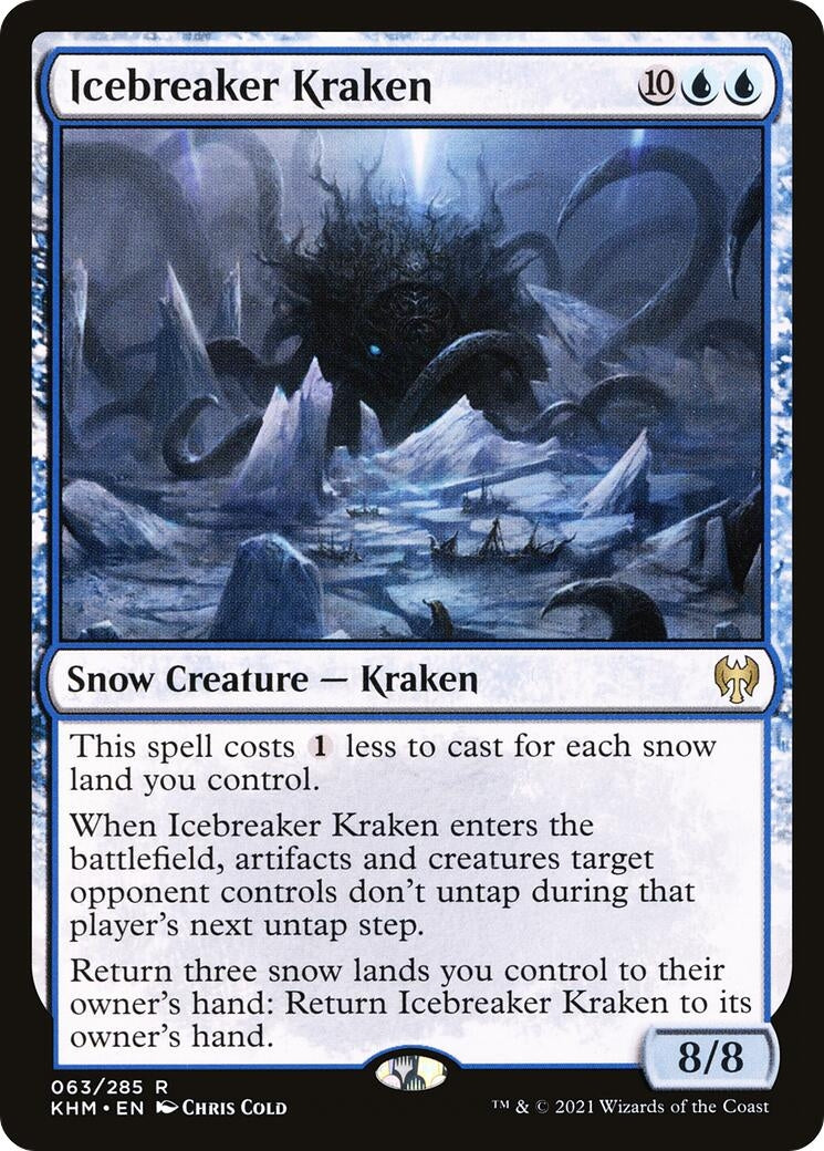 Image for Icebreaker Kraken (Kaldheim) (63) - Magic: The Gathering