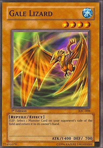 Image for Gale Lizard (Invasion of Chaos) (IOC-008) - YuGiOh