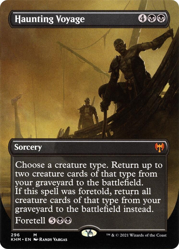 Image for Haunting Voyage (Borderless) (Kaldheim) (296) - Magic: The Gathering