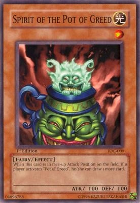Image for Spirit of the Pot of Greed (Invasion of Chaos) (IOC-009) - YuGiOh