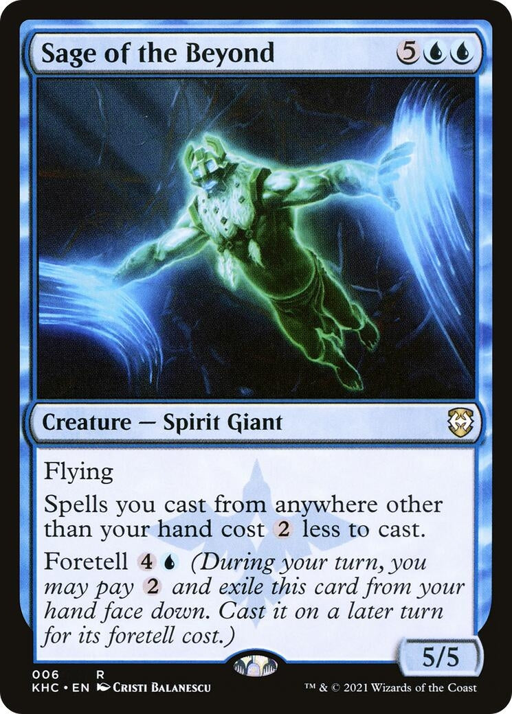 Image for Sage of the Beyond (Commander: Kaldheim) (6) - Magic: The Gathering