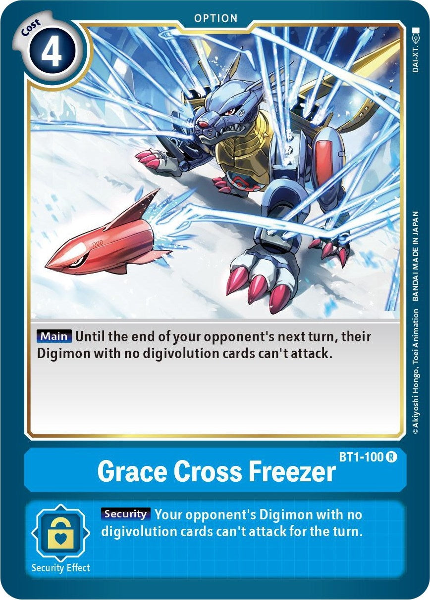 Image for Grace Cross Freezer (BT01-03B) (BT1-100 R) - Digimon Card Game