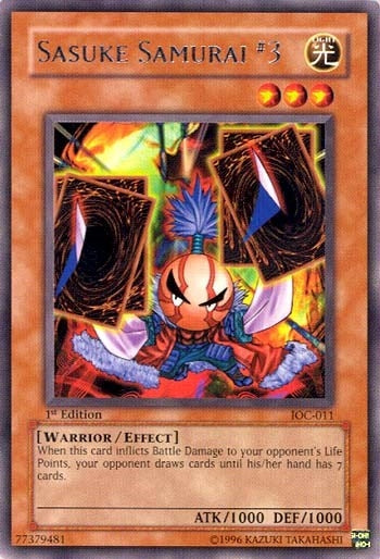 Image for Sasuke Samurai #3 (Invasion of Chaos) (IOC-011) - YuGiOh