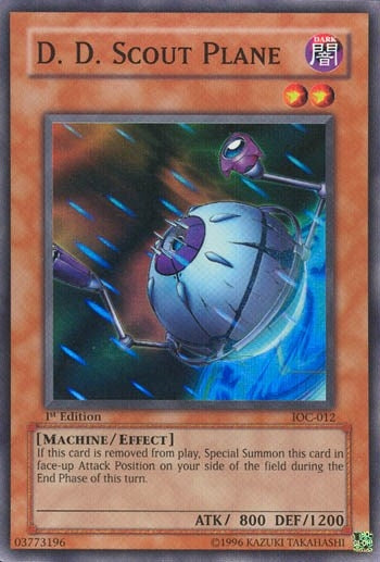 Image for D.D. Scout Plane (Invasion of Chaos) (IOC-012) - YuGiOh