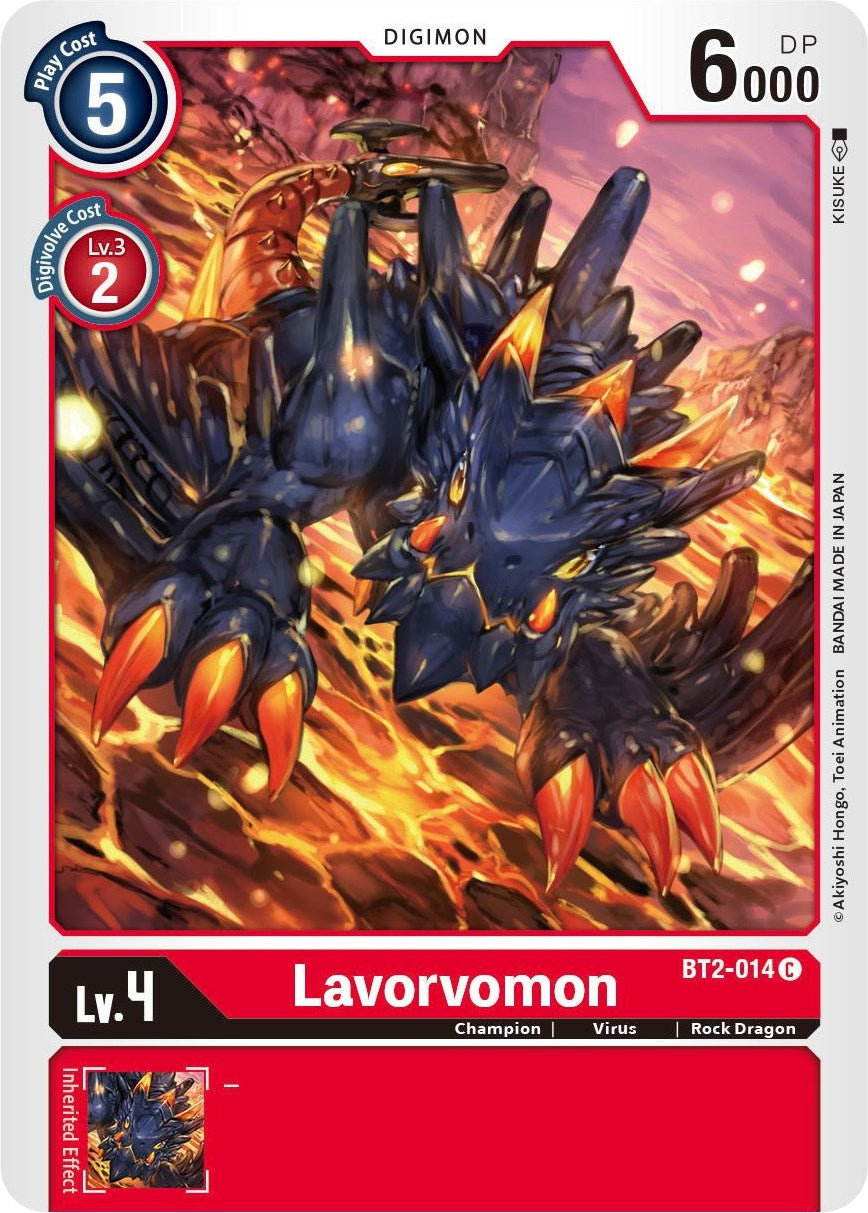 Image for Lavorvomon (BT01-03B) (BT2-014 C) - Digimon Card Game