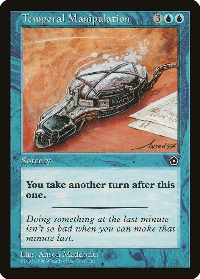 Image for Temporal Manipulation (Portal Second Age) - Magic: The Gathering