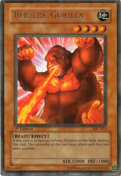 Image for Berserk Gorilla (Invasion of Chaos) (IOC-013) - YuGiOh