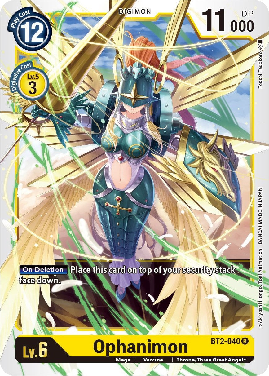 Image for Ophanimon (BT01-03B) (BT2-040 R) - Digimon Card Game
