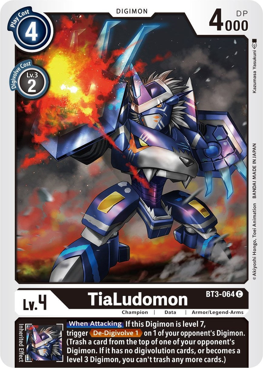 Image for TiaLudomon (BT01-03B) (BT3-064 C) - Digimon Card Game