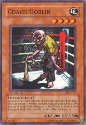 Image for Coach Goblin (Invasion of Chaos) (IOC-015) - YuGiOh