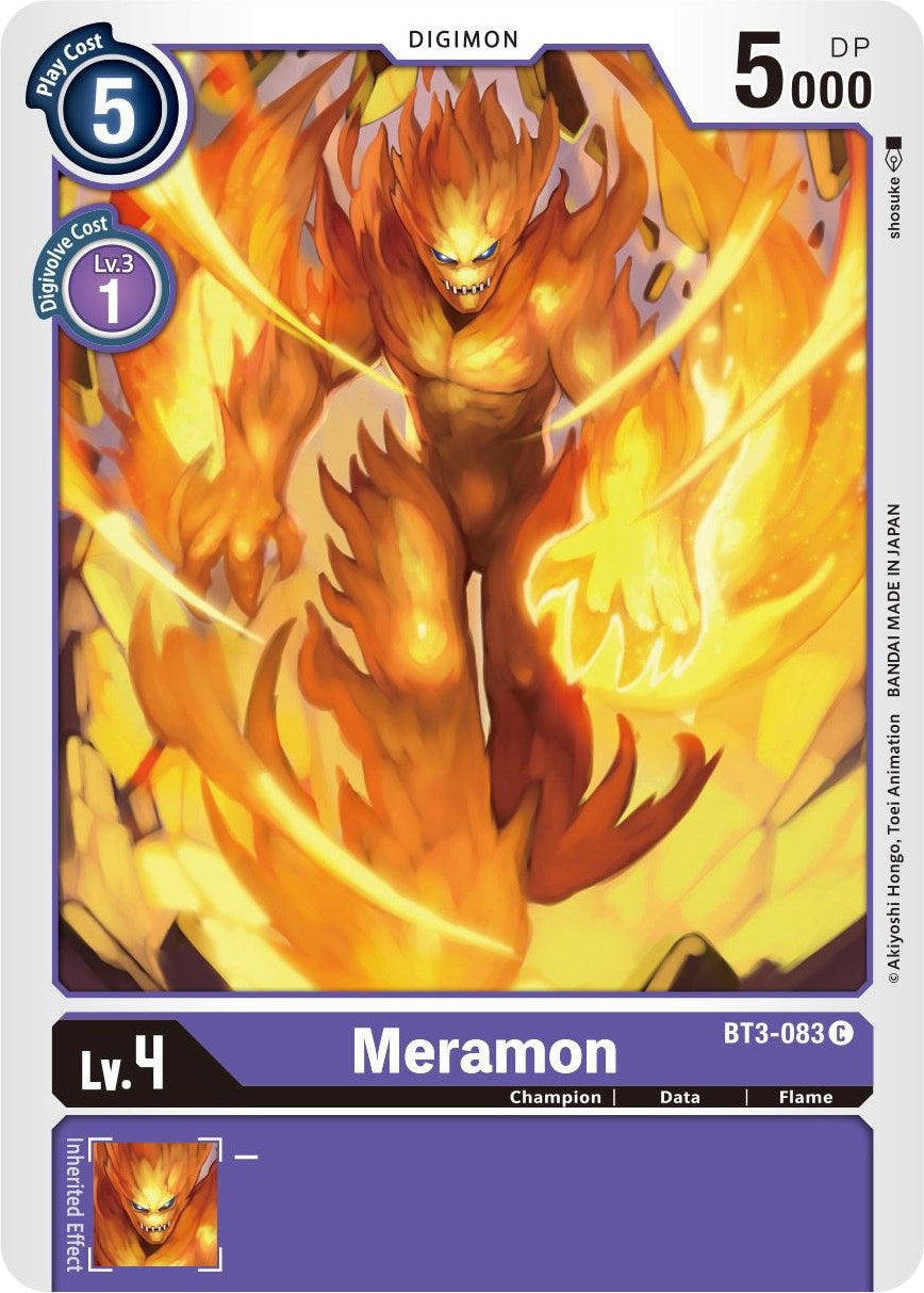 Image for Meramon (BT01-03B) (BT3-083 C) - Digimon Card Game