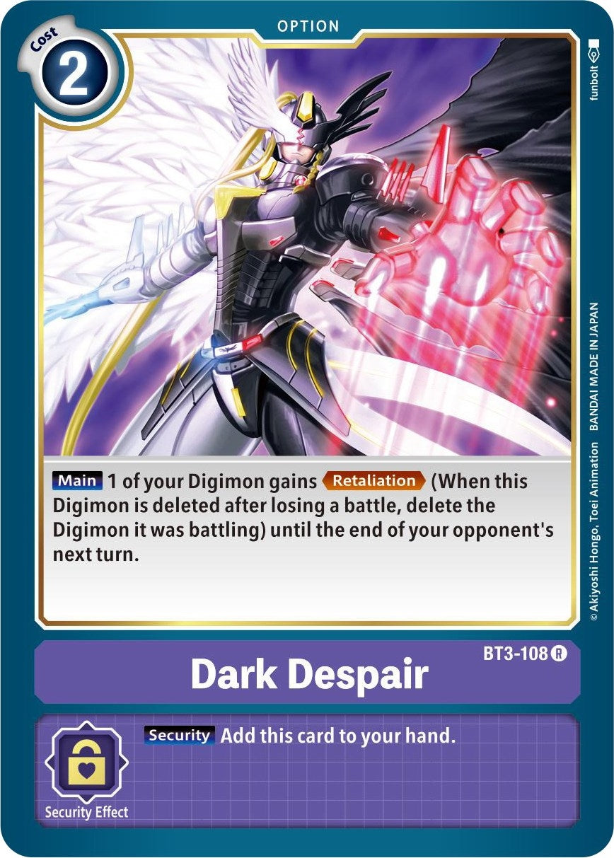Image for Dark Despair (BT01-03B) (BT3-108 R) - Digimon Card Game
