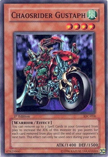 Image for Chaosrider Gustaph (Invasion of Chaos) (IOC-018) - YuGiOh
