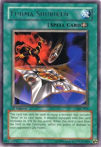 Image for Fuhma Shuriken (Invasion of Chaos) (IOC-031) - YuGiOh