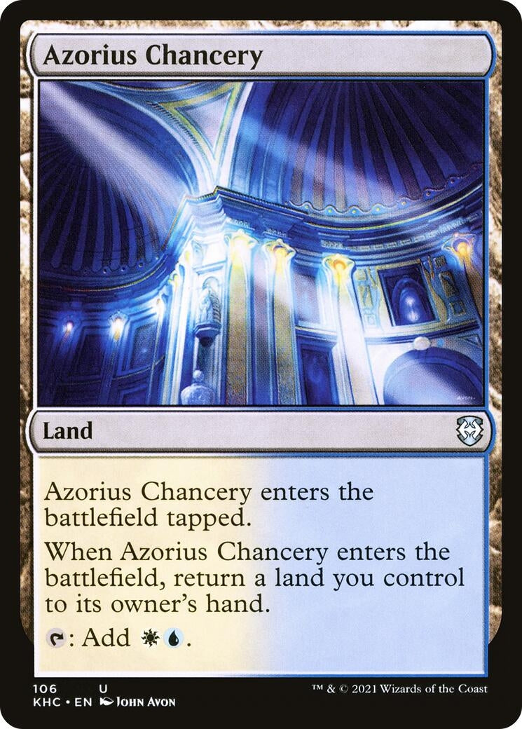 Image for Azorius Chancery (Commander: Kaldheim) (106) - Magic: The Gathering