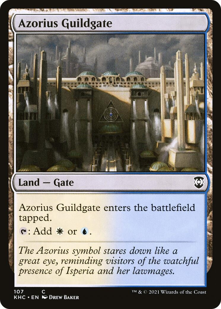 Image for Azorius Guildgate (Commander: Kaldheim) (107) - Magic: The Gathering