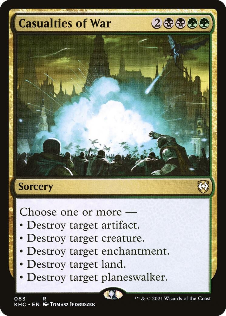 Image for Casualties of War (Commander: Kaldheim) (83) - Magic: The Gathering