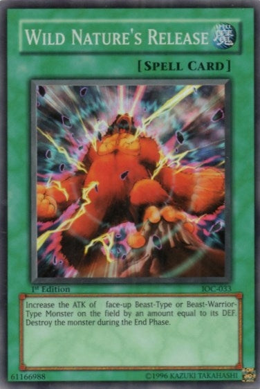 Image for Wild Nature's Release (Invasion of Chaos) (IOC-033) - YuGiOh