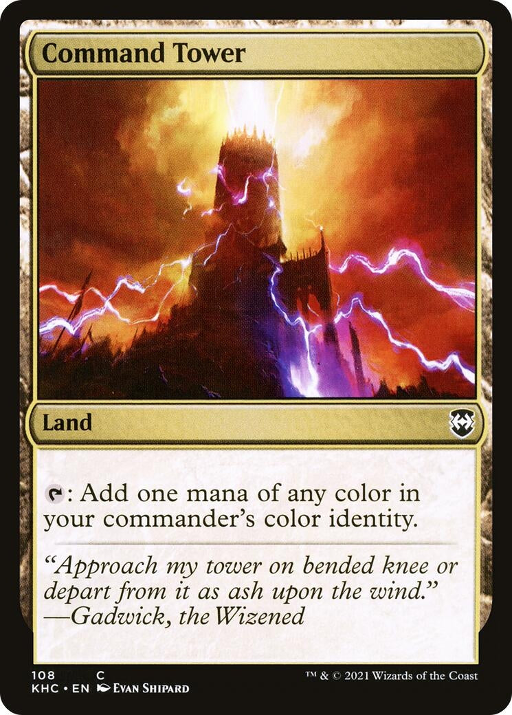 Image for Command Tower (Commander: Kaldheim) (108) - Magic: The Gathering