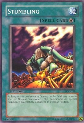 Image for Stumbling (Invasion of Chaos) (IOC-035) - YuGiOh