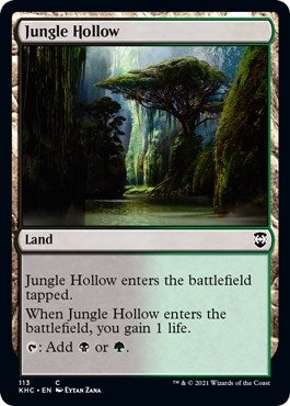 Image for Jungle Hollow (Commander: Kaldheim) (113) - Magic: The Gathering