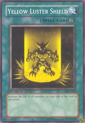 Image for Yellow Luster Shield (Invasion of Chaos) (IOC-037) - YuGiOh