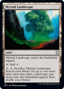 Image for Myriad Landscape (Commander: Kaldheim) (115) - Magic: The Gathering