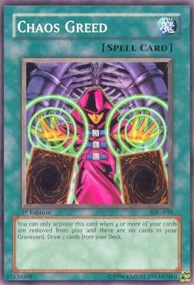 Image for Chaos Greed (Invasion of Chaos) (IOC-038) - YuGiOh
