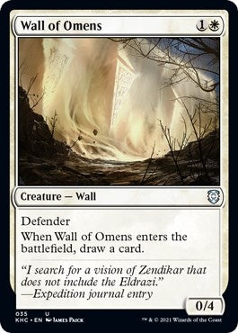 Image for Wall of Omens (Commander: Kaldheim) (35) - Magic: The Gathering