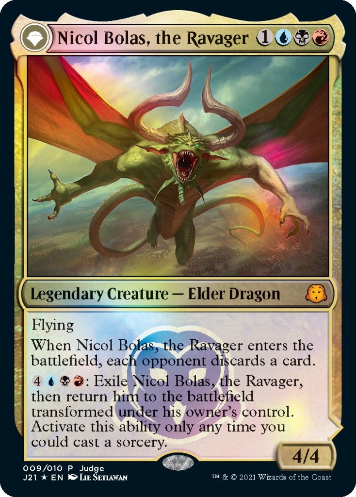 Image for Nicol Bolas, the Ravager (Judge Promos) (9) - Magic: The Gathering