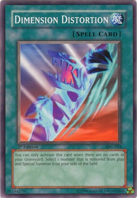 Image for Dimension Distortion (Invasion of Chaos) (IOC-044) - YuGiOh