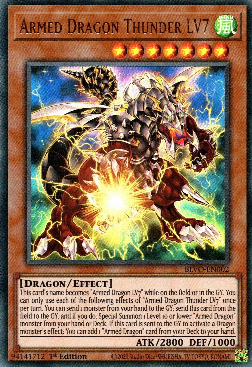 Image for Armed Dragon Thunder LV7 (Blazing Vortex) (BLVO-EN002) - YuGiOh