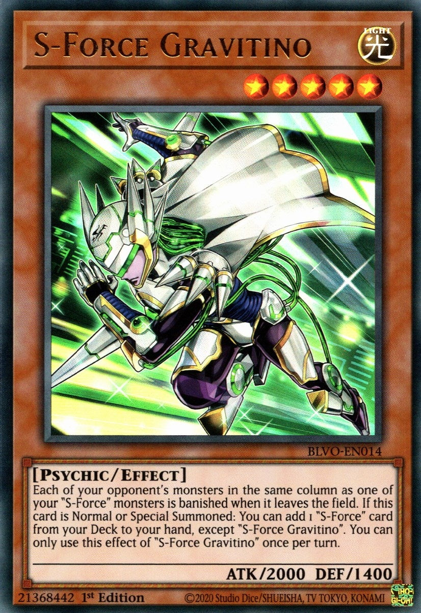 Image for S-Force Gravitino (Blazing Vortex) (BLVO-EN014) - YuGiOh