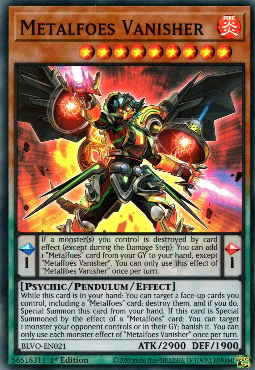 Image for Metalfoes Vanisher (Blazing Vortex) (BLVO-EN021) - YuGiOh