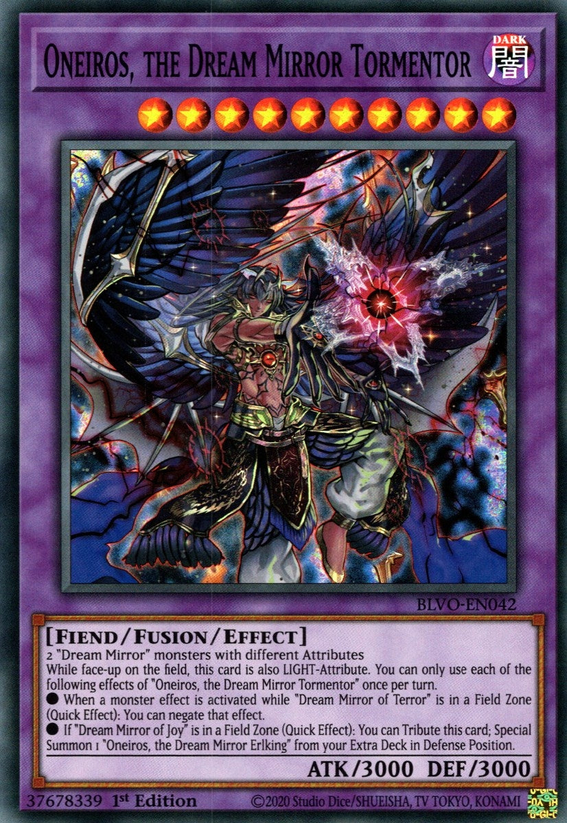 Image for Oneiros, the Dream Mirror Tormentor (Blazing Vortex) (BLVO-EN042) - YuGiOh