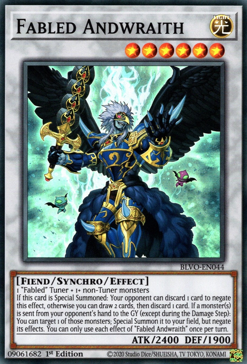 Image for Fabled Andwraith (Blazing Vortex) (BLVO-EN044) - YuGiOh