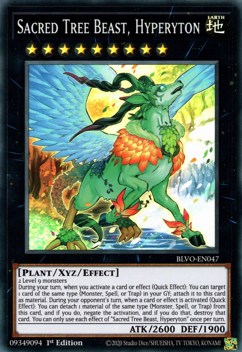 Image for Sacred Tree Beast, Hyperyton (Blazing Vortex) (BLVO-EN047) - YuGiOh