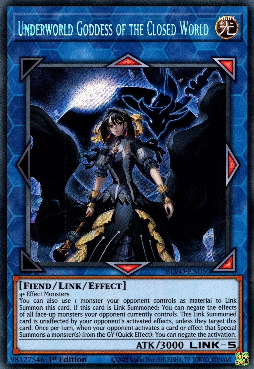 Image for Underworld Goddess of the Closed World (Blazing Vortex) (BLVO-EN050) - YuGiOh