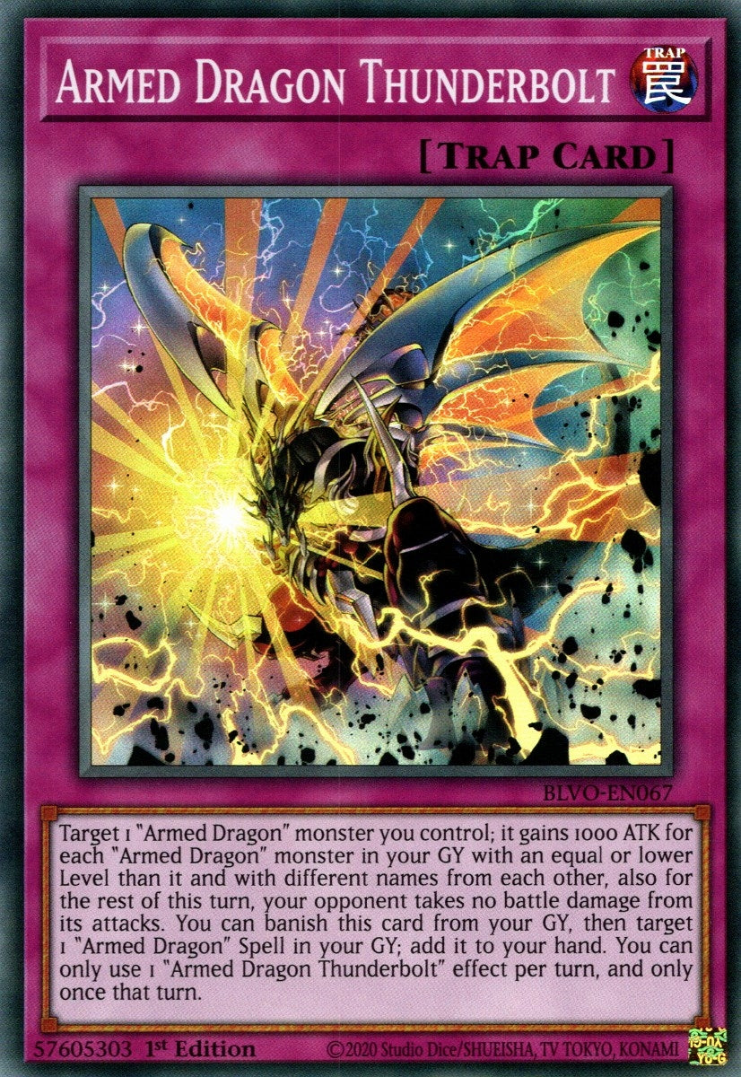 Image for Armed Dragon Thunderbolt (Blazing Vortex) (BLVO-EN067) - YuGiOh