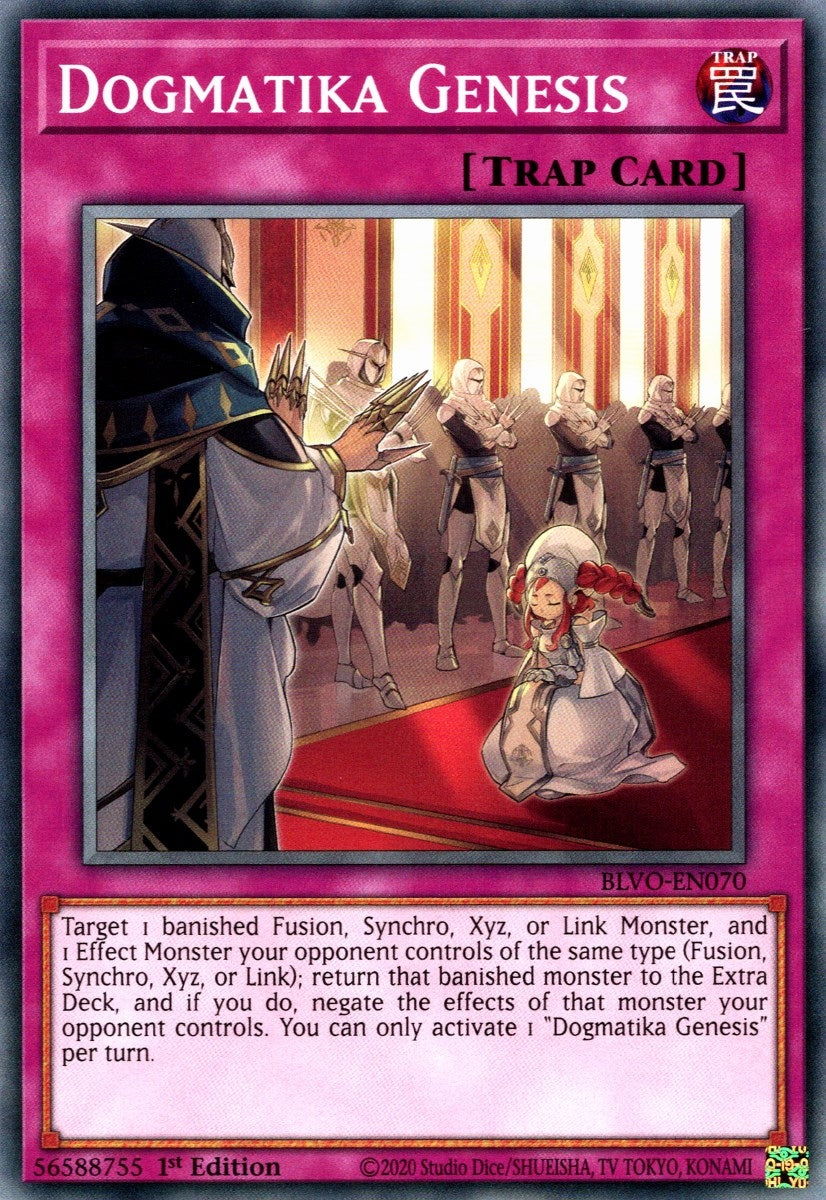 Image for Dogmatika Genesis (Blazing Vortex) (BLVO-EN070) - YuGiOh
